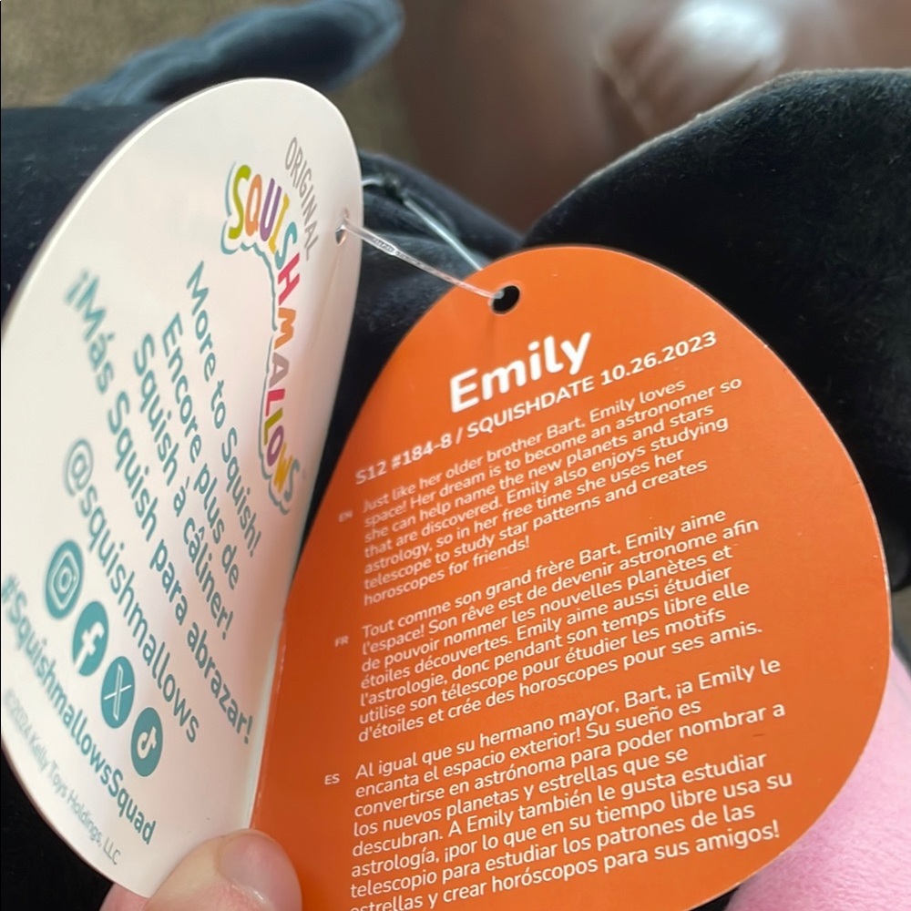 NWT Emily the Bat Squishmallows - Picture 4 of 5